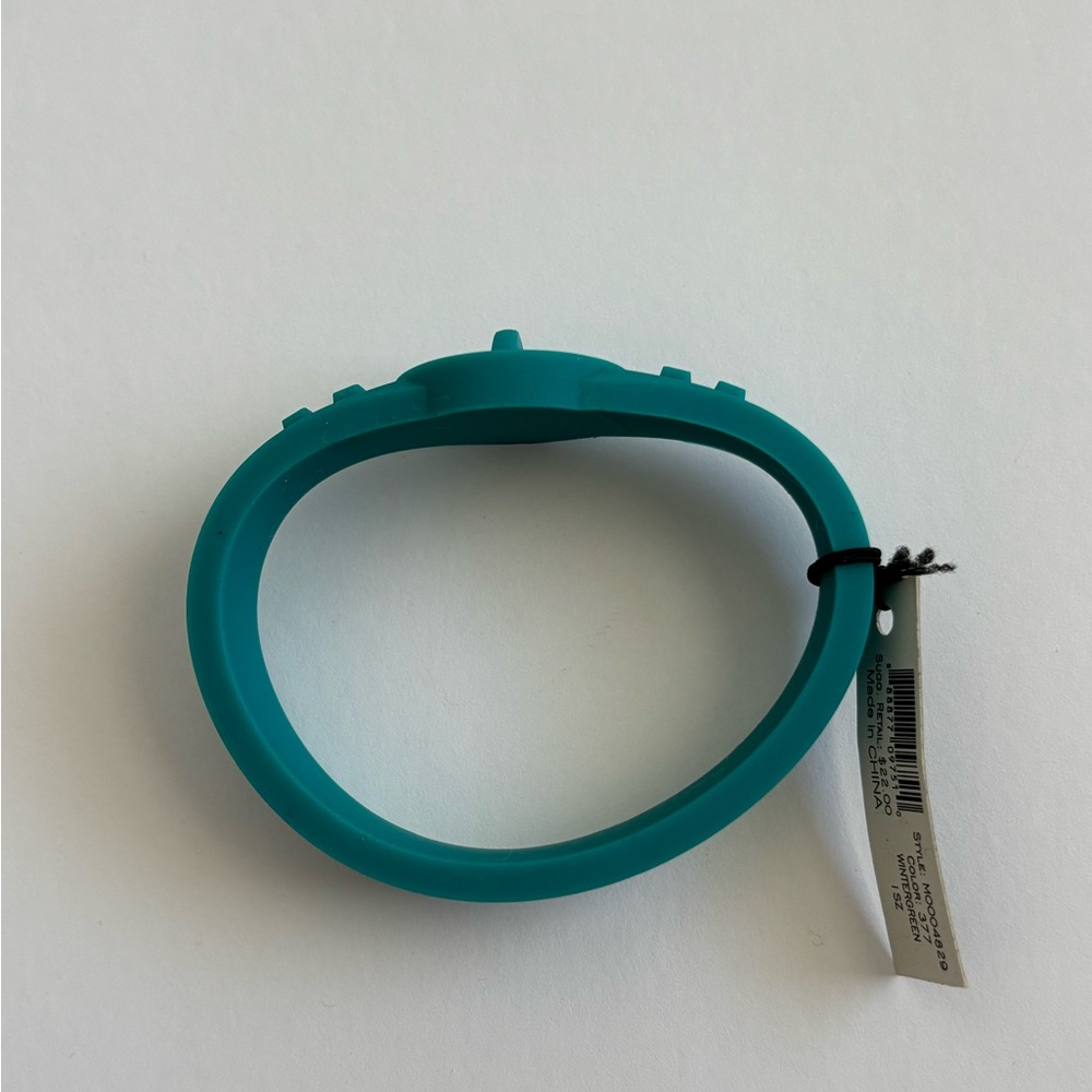 Marc By Marc Jacobs Wintergreen Turnlock Silicone Rubber Bracelet NWT - Picture 8 of 10